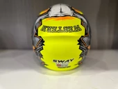 KASK SWAY SW 765 WANTED Yellow ÇENESİZ - 6