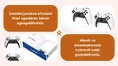 Cosmostech P5 2.4G Wireless Kablosuz Controller , 3D 4K HD Klasik Retro Atari Video Game Oyun Konsolu - 8
