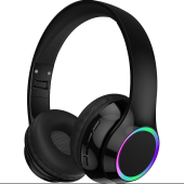 QASUL Bluetooth 5.3  Dahili Mikrofonlu HiFi Gürültü Önleyici Kulaklık, Katlanabilir Hafif Kablosuz - 1
