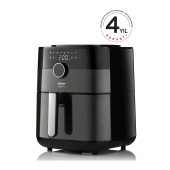 Arzum AR2074-G Airtasty XL Yağsız Fritöz Airfryer, 6 Litre Kapasite, Gümüş - 5