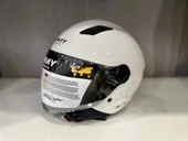 KASK SWAY SW 765 Gloss White ÇENESİZ - 3