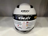 KASK SWAY SW 765 Gloss White ÇENESİZ - 1
