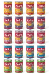 Pro Line Karışık Kedi Konservesi 4 Çeşit 415 gr x 20 Adet - 1