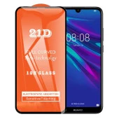 Huawei Y6 2019 Ekran Koruyucu Kırılmaz Cam 21D - 1