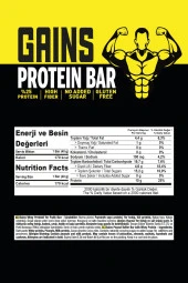 Gains Whey %25 Proteinli Yer Fıstık Barı 40 gr X 12 Paket thumbnail 3