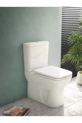 Vitra S20 Duvara Tam Dayalı Klozet 5512L003-0092, Vitra S20 Soft Klozet Kapağı 147-003-909 - 1