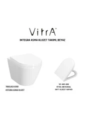 Vitra Integra Asma Klozet 7060L003-0090, Vitra Universal 2 Soft Klozet Kapağı 121-003-909 - 3