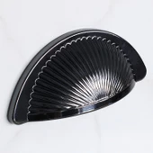 Yelken Midye Tas Çanak 64 mm Düğme Füme Mobilya Mutfak Dolabı Çekmece Dolap Kulpları Kulpu Kulb thumbnail 4