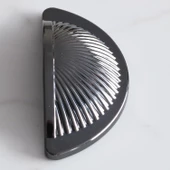 Yelken Midye Tas Çanak 64 mm Düğme Füme Mobilya Mutfak Dolabı Çekmece Dolap Kulpları Kulpu Kulb thumbnail 6