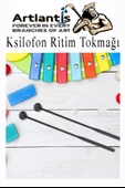 Ksilofon Tokmağı 1 Çift Yeşil 1 Paket Ritim Çubuğu Plastik - 2