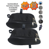 MOTORSİKLET KORUMA DEMİRİ ÇANTALARI YAN AVADANLIK KİLİTLİ 32CM - 1