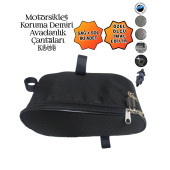 MOTORSİKLET KORUMA DEMİRİ ÇANTALARI YAN AVADANLIK KİLİTLİ 32CM - 4
