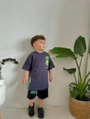 ERKEK ÇOCUK MINECRAFT DESENLİ PAMUK ŞORTLU TAKIM thumbnail 7