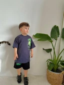 ERKEK ÇOCUK MINECRAFT DESENLİ PAMUK ŞORTLU TAKIM thumbnail 6