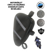 MOTORSİKLET KORUMA DEMİRİ ÇANTALARI YAN AVADANLIK REFLEKTÖRLÜ 32 CM - 4