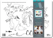 Akademi Çocuk - Funny Mat - Hayvanlar Alemi Dünya Dilsiz Haritası - 1