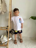 ERKEK ÇOCUK LOONEY TUNES LİON BLUEY DESENLİ PAMUK ŞORTLU TAKIM thumbnail 7