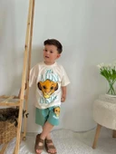 ERKEK ÇOCUK LOONEY TUNES LİON BLUEY DESENLİ PAMUK ŞORTLU TAKIM thumbnail 6