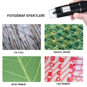 Alfalink 1600X Zoom 2MP USB Dijital Mikroskop 8 Ledli Kamera - 4