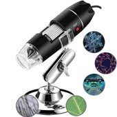 Alfalink 1600X Zoom 2MP USB Dijital Mikroskop 8 Ledli Kamera - 1