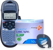 Dymo Letratag Etiket Yazıcı ve Ecotag Muadil Plastik Yedek Şerit Etiket 10'lu (ŞEFFAF) - 6