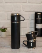 Kamp Termosu - Termos Seti  - 500 ML - 3 Adet Bardak - 7