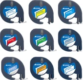 Dymo Letratag Etiket Yazıcı ve Ecotag Muadil Plastik Yedek Şerit Etiket 10'lu (ŞEFFAF) - 5