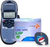 Dymo Letratag Etiket Yazıcı ve Ecotag Muadil Plastik Yedek Şerit Etiket 10'lu (KIRMIZI) thumbnail 2