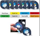 Dymo Letratag Etiket Yazıcı ve Ecotag Muadil Plastik Yedek Şerit Etiket 10'lu (KIRMIZI) thumbnail 3