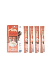 M-Pets Creamy Somonlu Sıvı Kedi Ödül Maması 4x15gr - 2