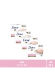Dove Beauty Cream Bar Katı Güzellik Sabunu Pink Nemlendirici Etkili 90 G X4 Adet - 1