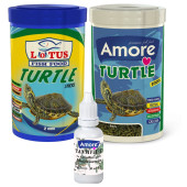 Amore 2x1000ml Kutu Sürüngen Ve Kaplumbağa Turtle Sticks Yemi Ve Multivitamin - 1