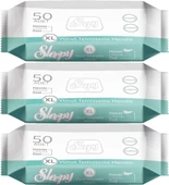 Sleepy Hasta Vücut Temizleme Islak Mendil Havlu 50 Yaprak XL (3 Lü Set) thumbnail 1