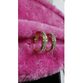 Zirkon Taş Mistik Güç Veren Halka Küpe - 2