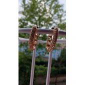 Çelik Halka Küpe Gold - 2