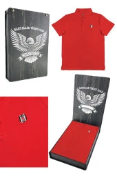 Beşiktaş Orijinal Polo Yaka Çocuk T-shirt Hediyelik Ahşap Kutulu - 7