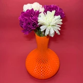 Origami Dekor Vazo - Turuncu - 2