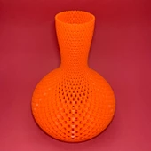 Origami Dekor Vazo - Turuncu - 3