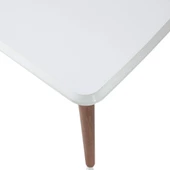 60x100 cm Ahşap Lüx Ayaklı Orta Sehpa Beyaz A12 - 3