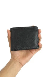 Vegan Deri Siyah El Çantası ve Klasik Cüzdan Seti  Siyah thumbnail 7