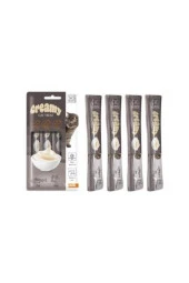 M-Pets Creamy Morina Balıklı Ve Sığır Etli Sıvı Kedi Ödül Maması 4x15gr - 1