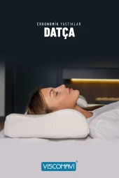 Datça Ergonomik Visco Yastık Ortopedik Hafızalı Visco Yastık 47x31x10-8 CM thumbnail 1