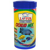 Amore Malawi Mix Chips 1000ml Ve Lotus Cichlid Mix 1000ml Kutu Balık Yemi - 4