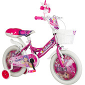 TommyBike 16 Jant Bisiklet Kapaklı Kız Bisikleti 4-7 Yaş Çocuk Bisikleti - 1