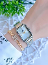 Daniel Klein Çelik Kordon 2Yıl Garantili 3 Atm Suya Dayanıklı Kadın Kol Saati+Bileklik BDK.1335.04 thumbnail 2