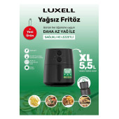 Luxell Fastfryer Xl 5.5 Litre ( Yağsız Fritöz Airfryer ) Lx-fc5130 - 4