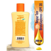 Eda Taşpınar Beyaz Ten Bronzlaştırıcı - SPF 20 - 2