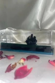 Batmayan Gemi Karayip Korsanları Siyah İnci Akvaryum İçinde Lüks Hediyelik 14x5x4 cm thumbnail 3