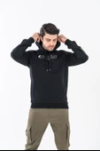 Combat Tactical Baskılı Uzun Kol Sıfır Yaka Tişört Bisiklet Yaka Günlük Basic Sweatshirt - 2