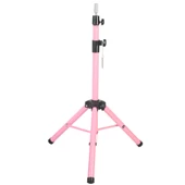 Kuaför Eğitim Mankeni İçin Metal Tripod - Pembe + Taşıma Çantası TRIPOD-PEMBE thumbnail 2